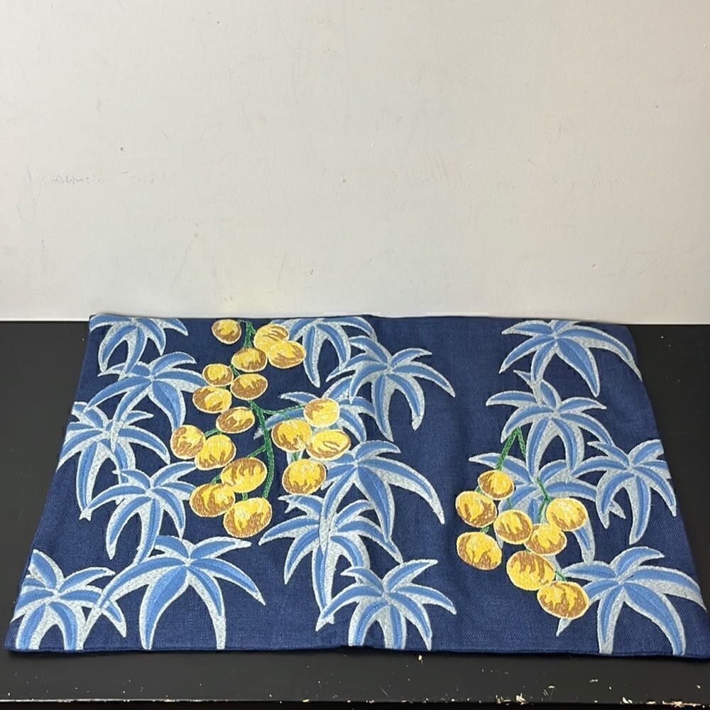 Williams Sonoma Rainforest embroidery